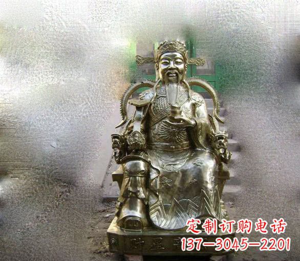 临沂铜雕文财神