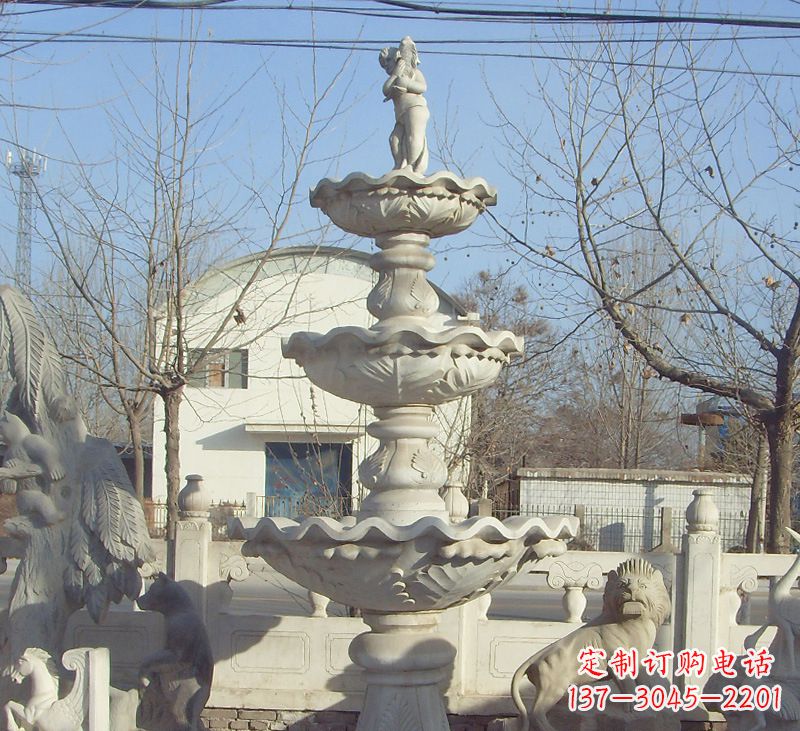 临沂晚霞红石雕风水球图片
