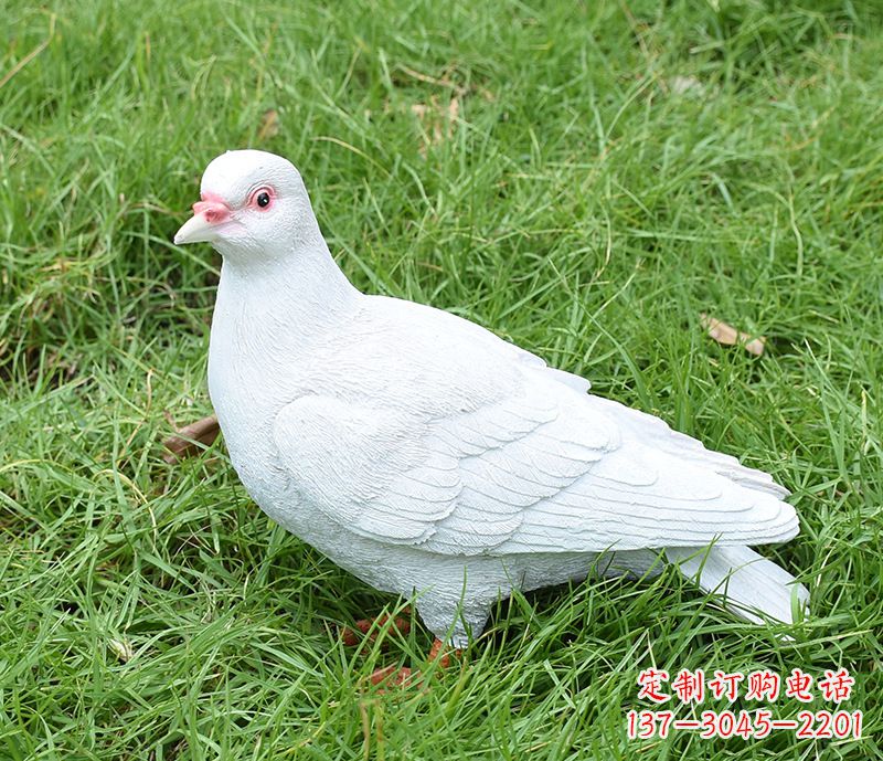 临沂潍坊和平鸽雕塑女孩