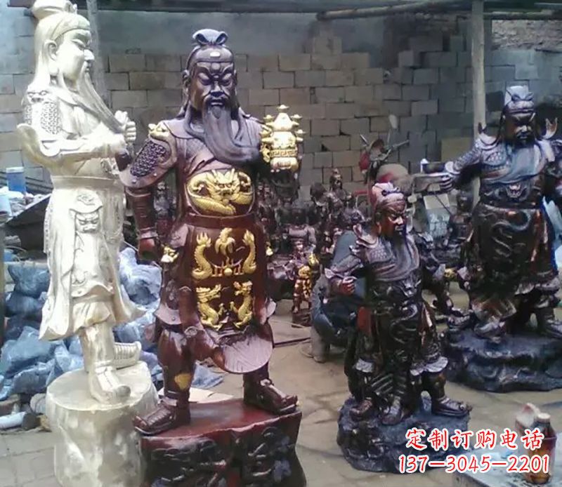 临沂武财神提刀关公铜雕