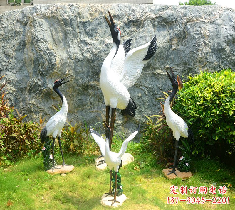 临沂仙鹤雕塑 墓地