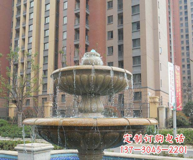 临沂小区景观大理石喷泉石雕