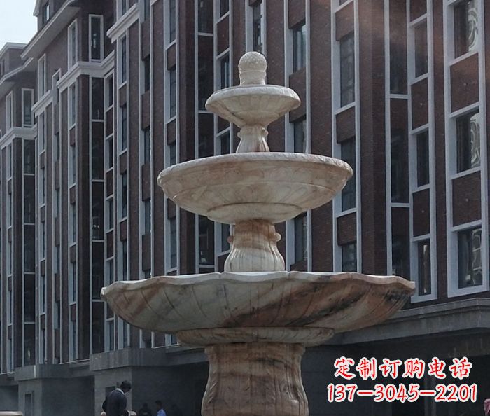 临沂小区景观大型喷泉石雕 (6)