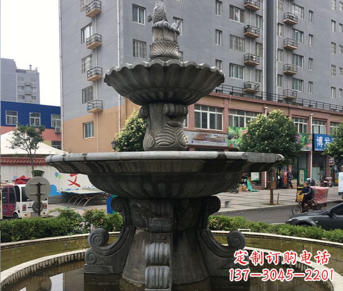 临沂小区景观仿古喷泉石雕