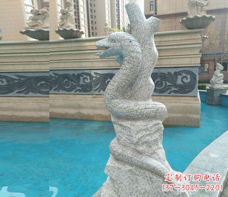 临沂小区十二生肖雕塑动物石雕