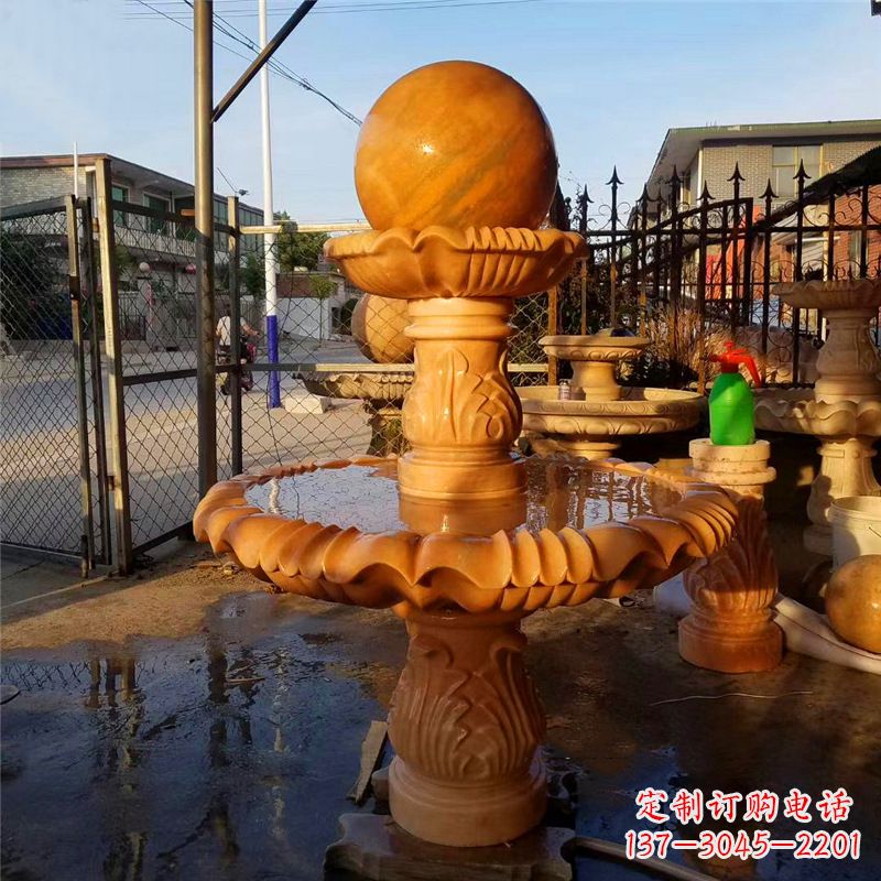 临沂小区石雕喷泉塔