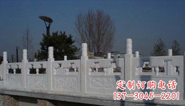 临沂园林汉白玉栏板景观石雕