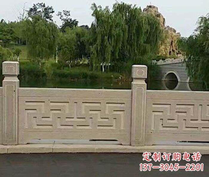 临沂园林景观大理石栏板石雕 (4)