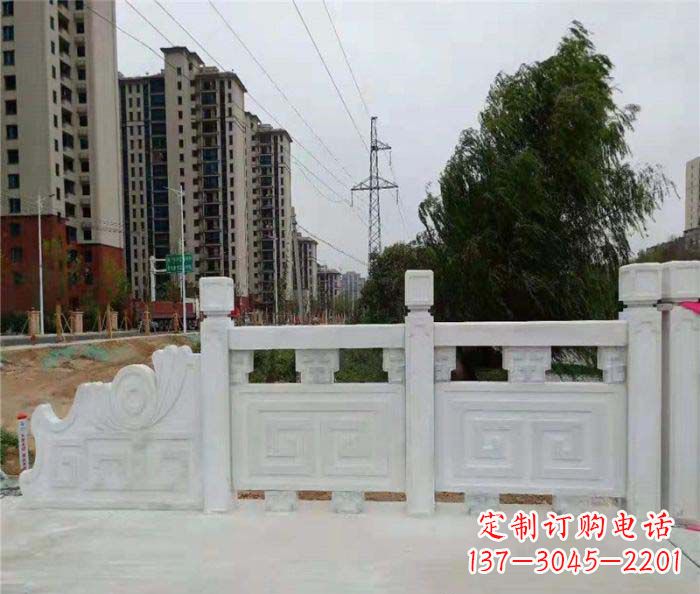 临沂园林景观大理石栏板石雕 (5)